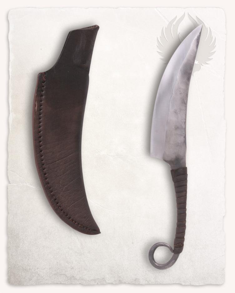 Keltisches Messer mit Lederscheide, Glen, Gross