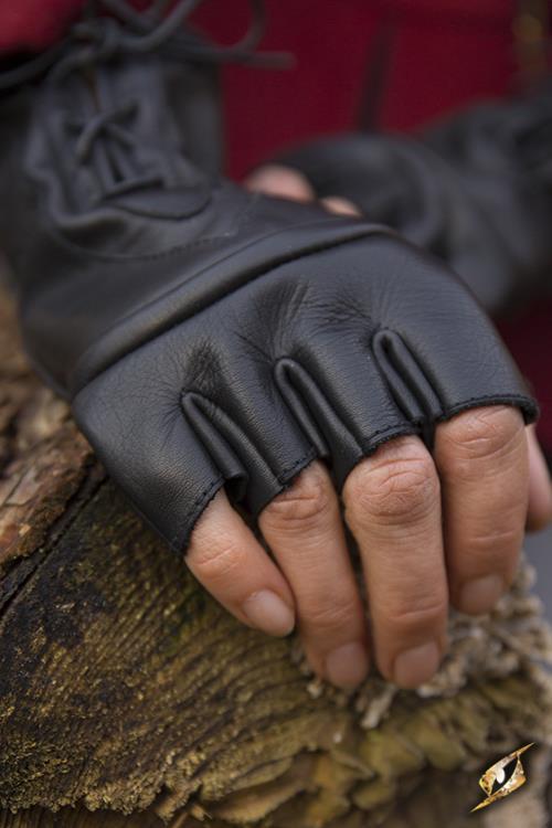 Thieves Gloves, Leather, Black - 0