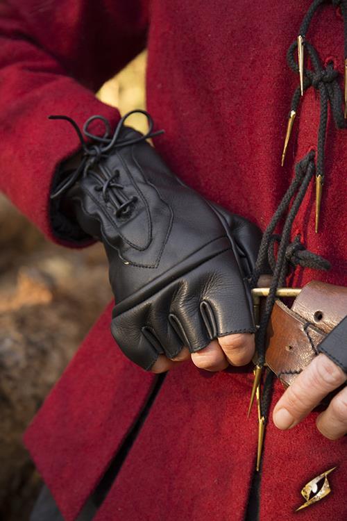 Thieves Gloves, Leather, Black