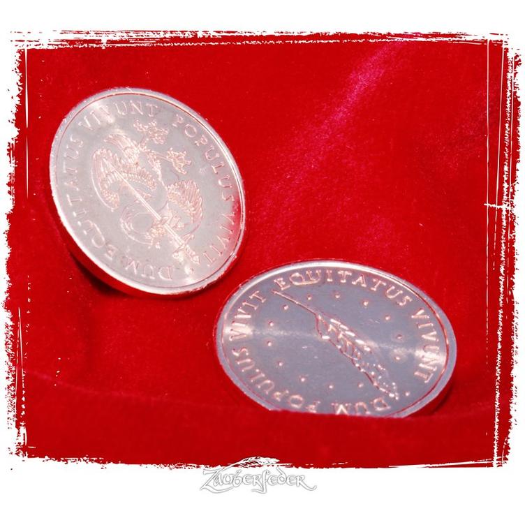 Geldschatulle mit Larp-Münzen - 2