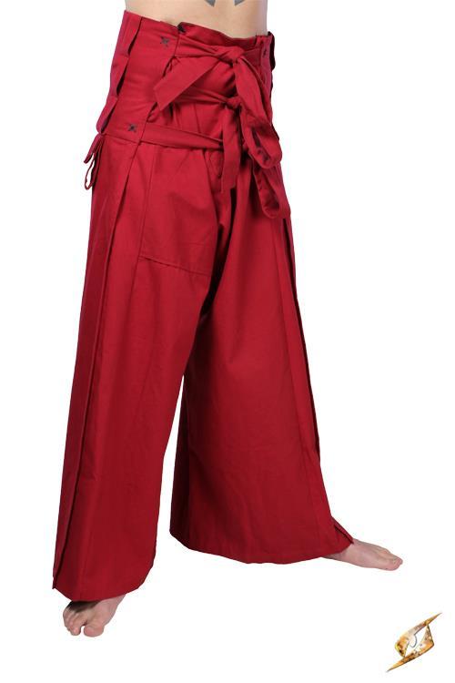 Samurai Pants B-Ware Red